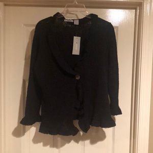 NWT Verve sweater.  Size XL. Black.